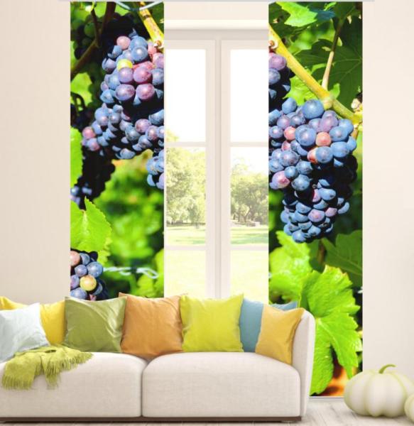 Die Reben, Flächenvorhang 2er Set